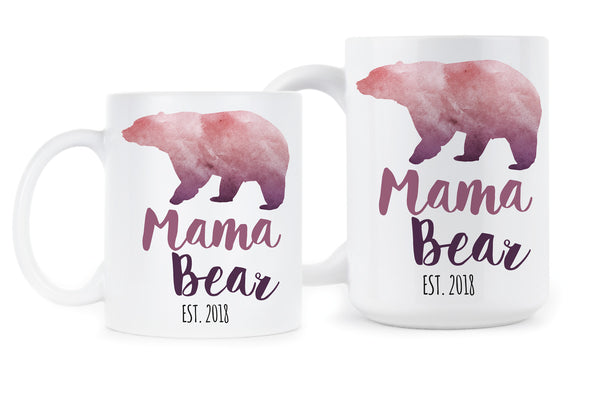 Mama Bear est 2018 Mothers Day Mug Mama Bear Coffee Mug New Mom Gift