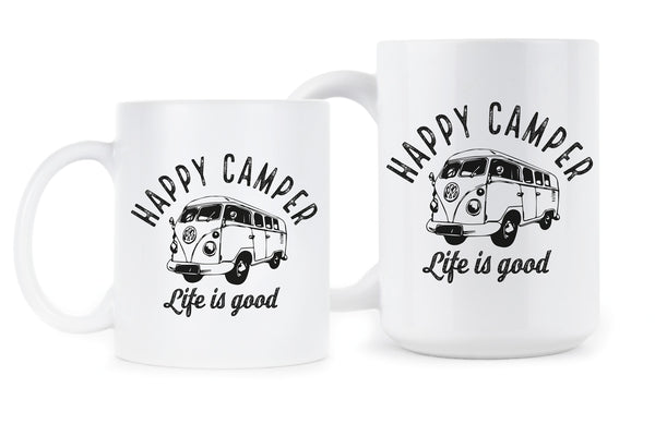 Happy Camper Mug Happy Camper Coffee Mug Cup