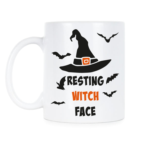 Resting Witch Face Mug Witches Coffee Cup for Halloween Funny Mugs