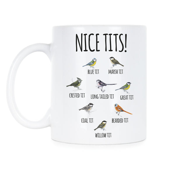 Tits Bird Mug Funny Tit Birds Coffee Cup