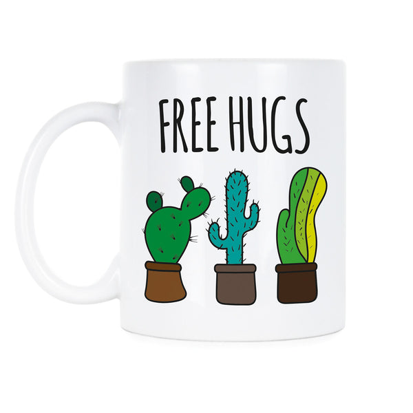 Cactus Mug Cactus Free Hugs Coffee Mugs Funny Cacti Mug Gift