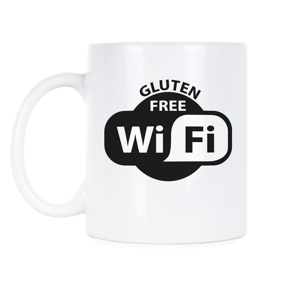 Gluten Free Wifi Coffee Mug Funny Mugs with Sayings Internet Mug