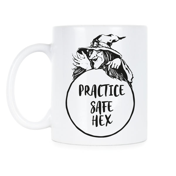 Practice Safe Hex Funny Halloween Coffee Mug