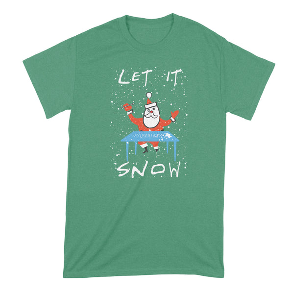 Santa Cocaine Shirt Let It Snow Santa Cocaine T Shirt