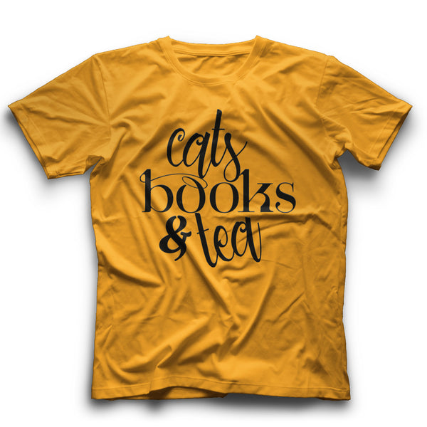 Cats books and tea Shirt
