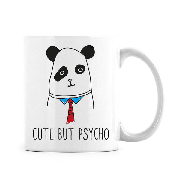 Funny Mug Gift For Her Mugs For Girls Clever Witty Amusing Humor Sayings Quotes Gifts for Women Cute But Psycho