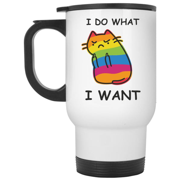 Cat Mug "I Do What I Want" Coffee Mug - Cat Lover Gift - Cute Cat Coffee Mugs