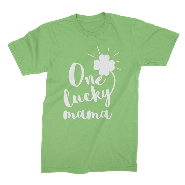 One Lucky Mama Shirt St Patricks Day Lucky Mama T-Shirt St Paddys Day Tee for Mom Mother